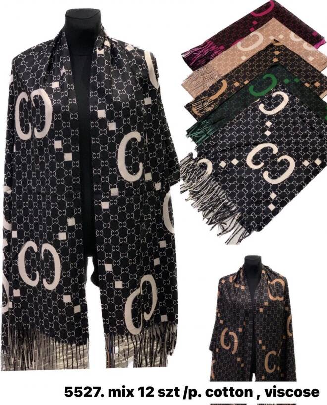 Szaliki damskie 5527 Mix KOLOR  Standard