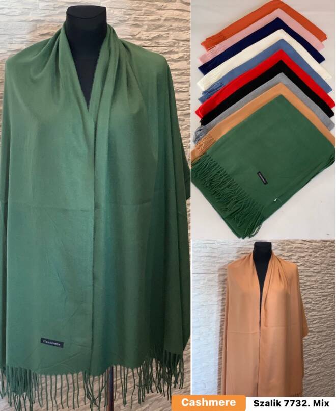 Szaliki damskie 7732 Mix KOLOR  Standard
