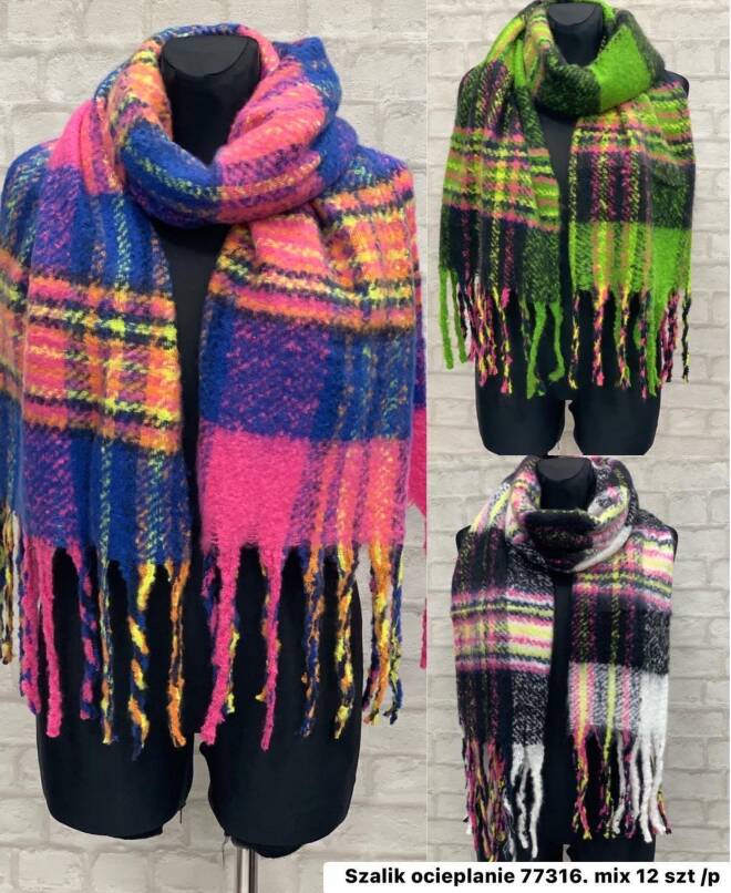 Szaliki damskie 77316 Mix KOLOR  Standard 1