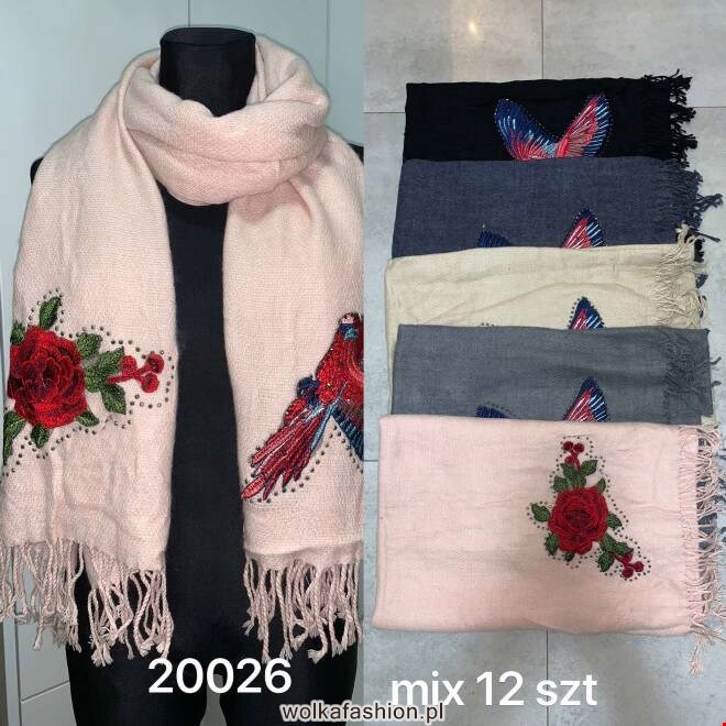 Szaliki damskie 20026 Mix KOLOR  Standard