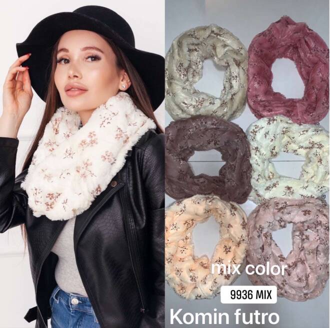 Komin damskie 9936 Mix KOLOR  Standard 1