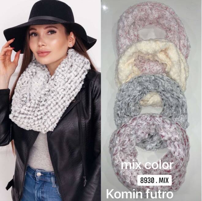 Komin damskie 8930 Mix KOLOR  Standard