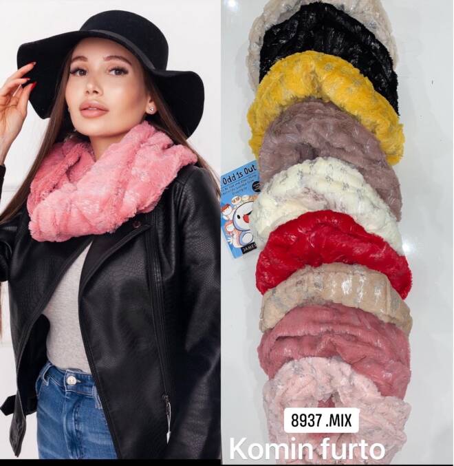 Komin damskie 8937 Mix KOLOR  Standard