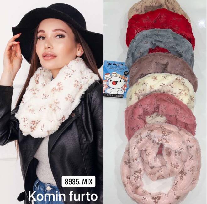 Komin damskie 8935 Mix KOLOR  Standard