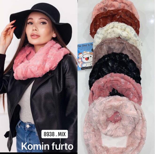 Komin damskie 8938 Mix KOLOR  Standard 1