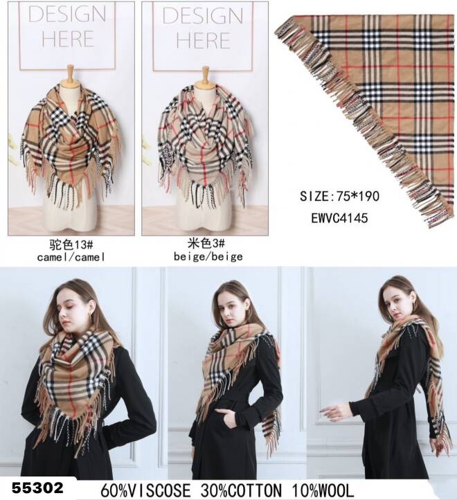 Chustka damskie 55302 Mix KOLOR  Standard