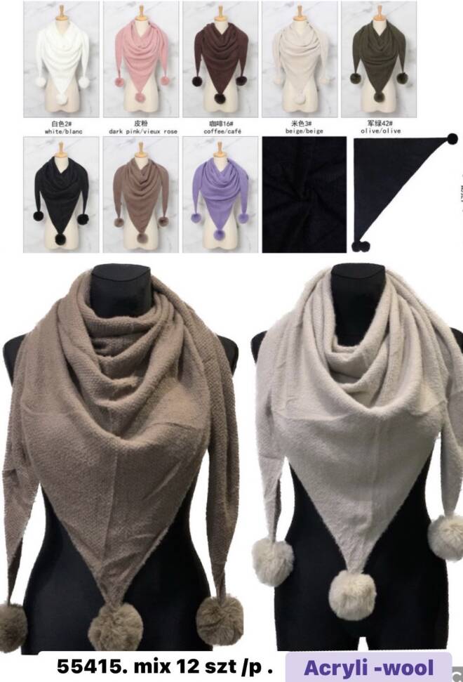 Chustka damskie 55415 Mix KOLOR  Standard 1