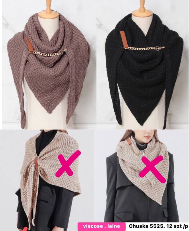 Chustka damskie 5525 Mix KOLOR  Standard