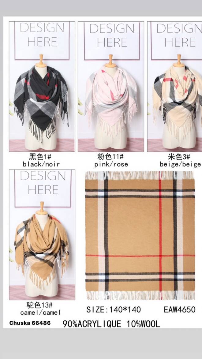 Chustka damskie 66486 Mix KOLOR  Standard