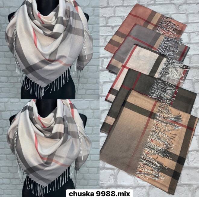 Chustka damskie 9988 Mix KOLOR  Standard