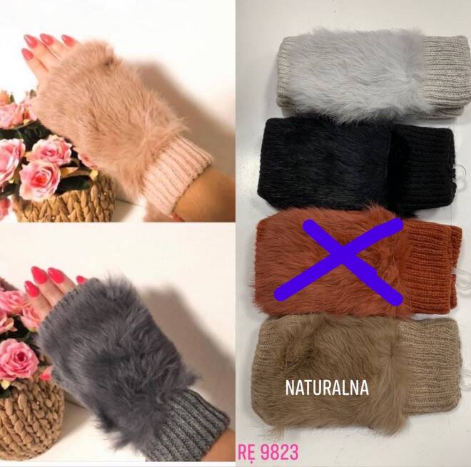 Rękawiczki damskie zimowe 9823 Mix KOLOR  Standard