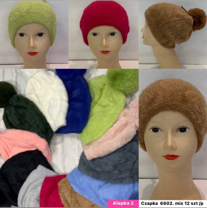 Czapka damskie 6602 Mix KOLOR  Standard 1