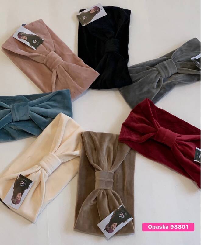 Opaska damskie zimowa 98801 Mix KOLOR  Standard