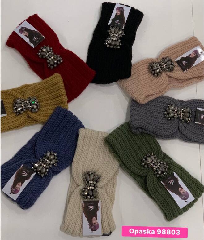 Opaska damskie zimowa 98803 Mix KOLOR  Standard 1