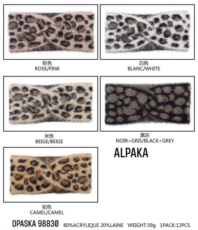 Opaska damskie zimowa 98830 Mix KOLOR  Standard 1