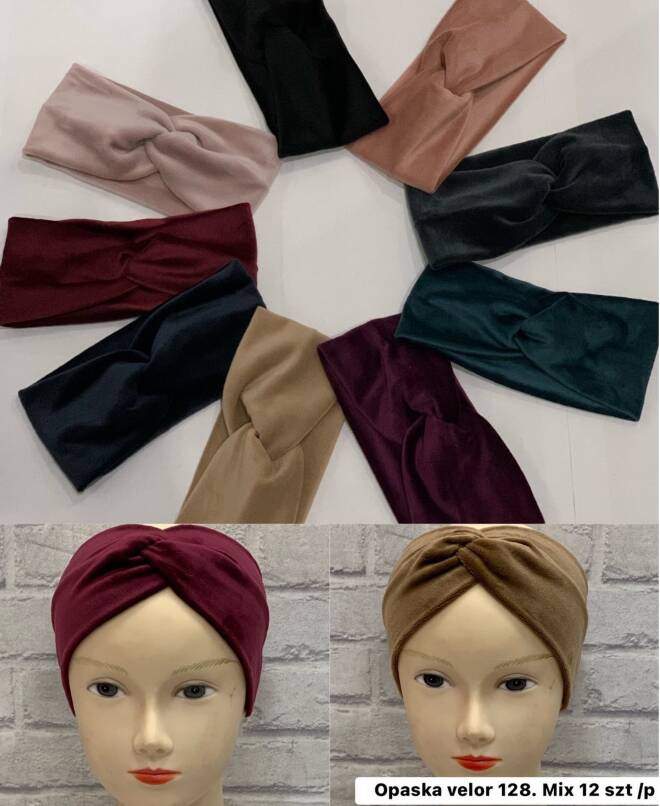 Opaska damskie zimowa 128 Mix KOLOR  Standard 1