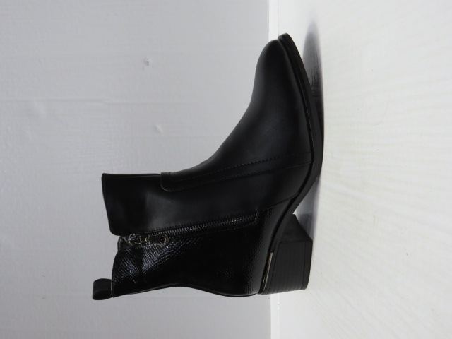 Botki damskie 0-337 BLACK 36-41 OCIEPLANE