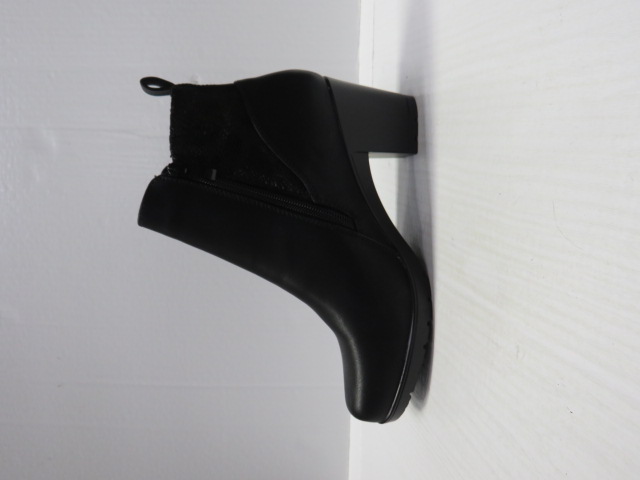 Botki damskie JM3007 BLACK 36-41 OCIEPLANE 1