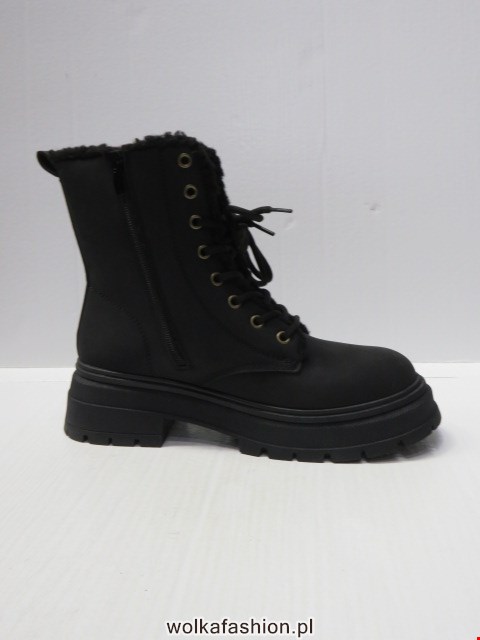 Botki damskie A-F307 BLACK 36-41 OCIEPLANE 1