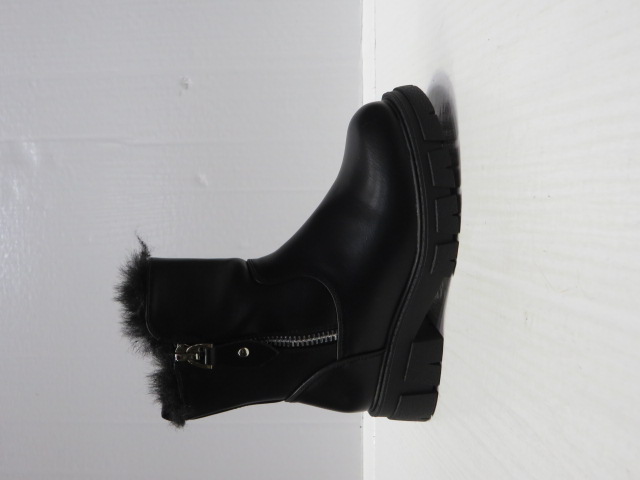 Botki Dziecięce 0-511 BLACK 25-30 OCIEPLANE