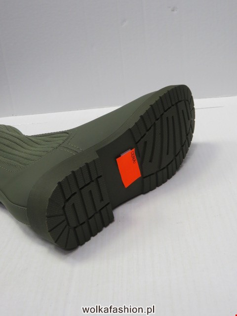 Kozaki damskie HB-182 GREEN 36-41  2