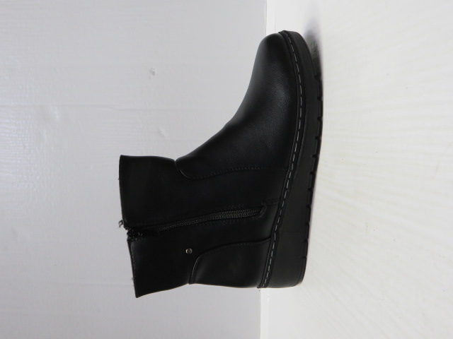 Botki damskie 5827-1 BLACK 36-41 OCIEPLANE