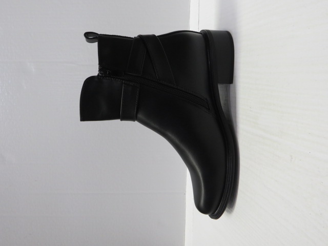 Botki damskie XO-1009 BLACK 36-41 OCIEPLANE 1