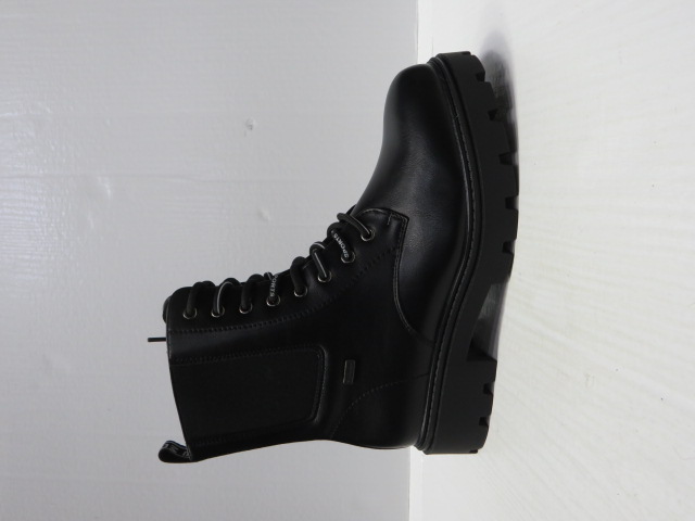 Botki damskie JQ7009 BLACK 37-42 OCIEPLANE