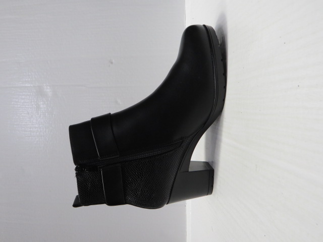 Botki damskie 0-145 BLACK 36-41 OCIEPLANE 1