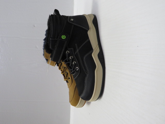 Botki Dziecięce GY355-2 BLACK/CAMEL 29-36 OCIEPLANE