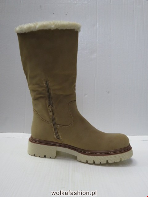 Kozaki damskie F6331 BEIGE 36-41 OCIEPLANE 1