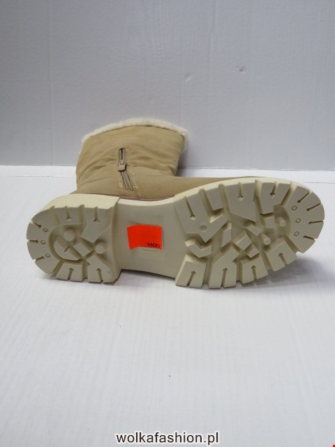 Kozaki damskie F6331 BEIGE 36-41 OCIEPLANE 2