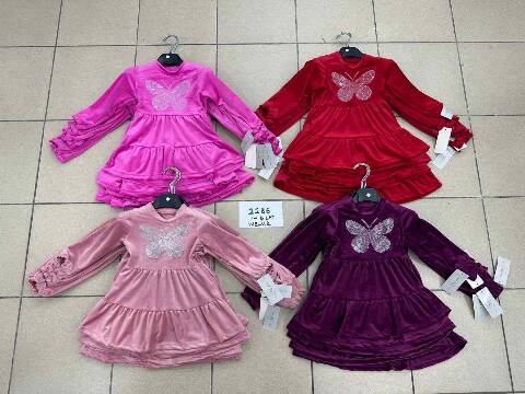 Sukienka dziewczęca 9684 1 kolor 1-6