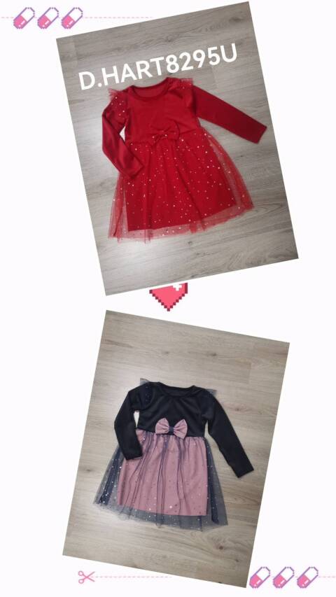 Sukienka dziewczęca 9686 1 kolor 4-14  1