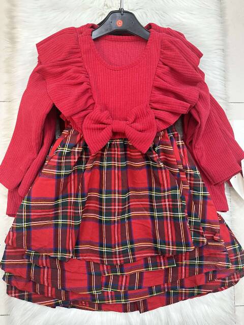 Sukienka dziewczęca 9687 1 kolor 4-14  1