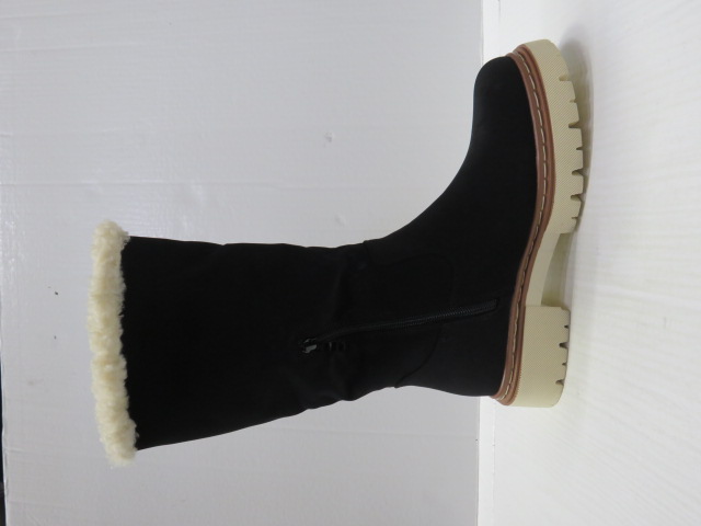 Kozaki damskie F6331 BLACK 36-41 OCIEPLANE 1