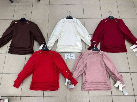 Bluzka dziewczęca 9691 1 kolor 6-16