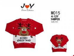 Sweter dziewczęca M015 Mix kolor 4-12