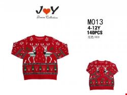 Sweter dziewczęca M013 Mix kolor 4-12