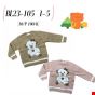 Sweter dziewczęca BL23-105 Mix kolor 1-5 1