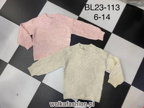 Sweter dziewczęca BL23-113 Mix kolor 6-14