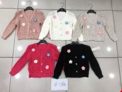 Sweter dziewczęca 9703 1 kolor 4-14