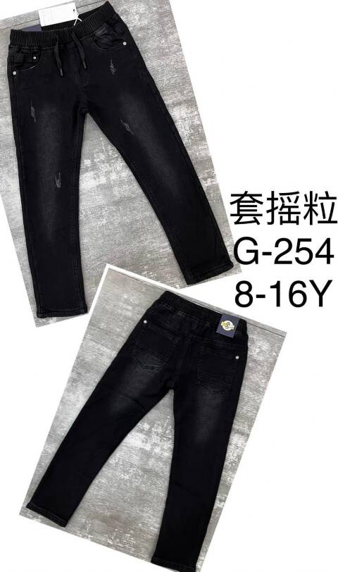 Jeansy chłopięce G-254 1 kolor 8-16 1