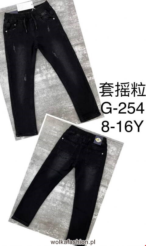 Jeansy chłopięce G-254 1 kolor 8-16 1