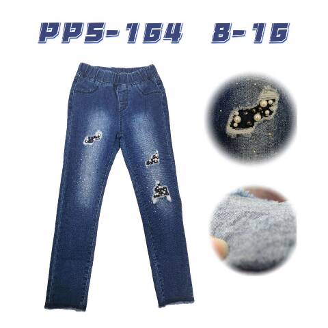  Jeansy dziewczęce PPS-164 1 kolor 8-16