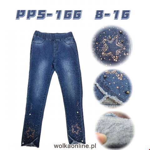  Jeansy dziewczęce PPS-166 1 kolor 8-16