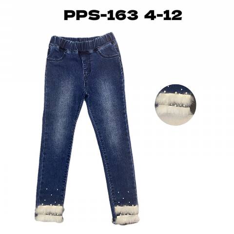 Jeansy dziewczęce PPS-163 1 kolor 4-12