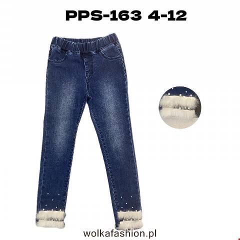 Jeansy dziewczęce PPS-163 1 kolor 4-12