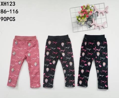 Leginsy dziewczęce XH123 Mix kolor 86-116 1