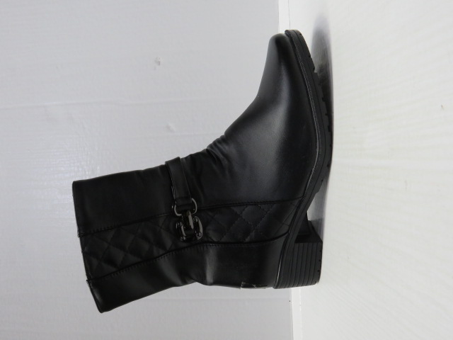 Botki damskie B707 BLACK 37-42 OCIEPLANE